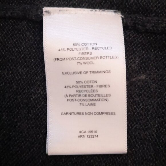 Lole Ladies Dark Grey Lightweight Size Small Open Cardigan - Picture 5 of 10